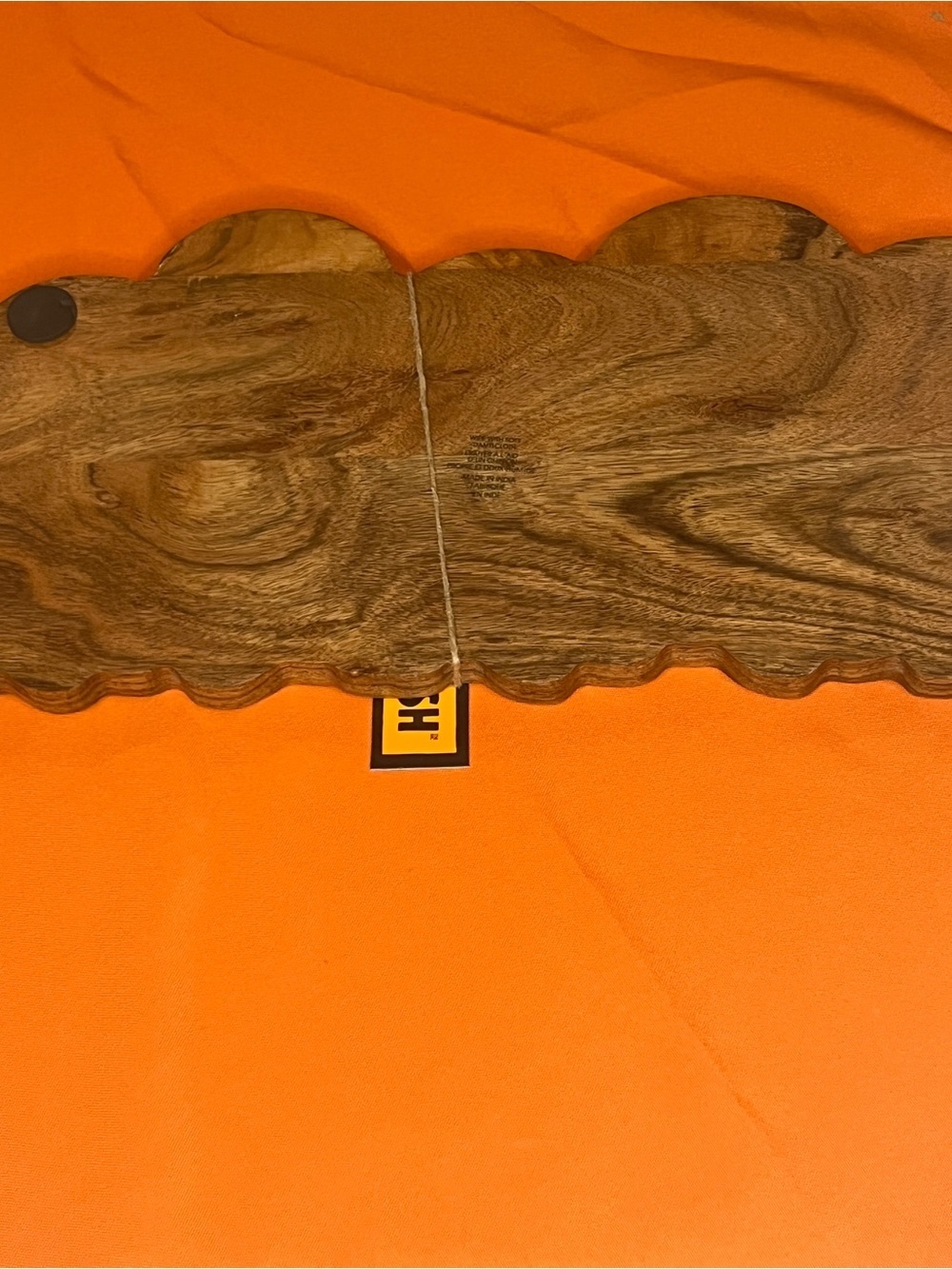 Ghoulish Wood Ghost Serving Plank - Brown & Black - Picture 5 of 9